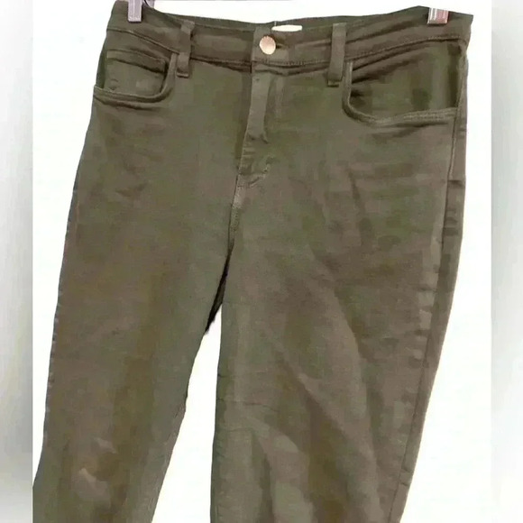 L'AGENCE Sada Ankle Slim Jeans Green - Picture 6 of 10